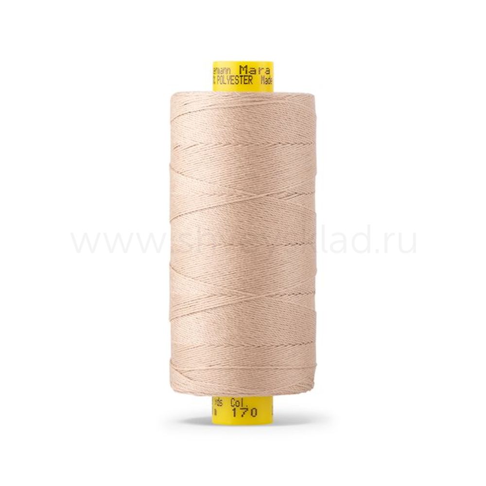 Нитка Gutermann Mara 30 (300 метров), 1 кат., для отстрочки | 170 кэмел
