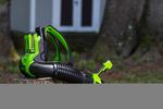 Ранцевая воздуходувка аккумуляторная Greenworks Арт. 2408107U8B, 40V, бесщеточный, АКБ 8Ач и быстрое ЗУ