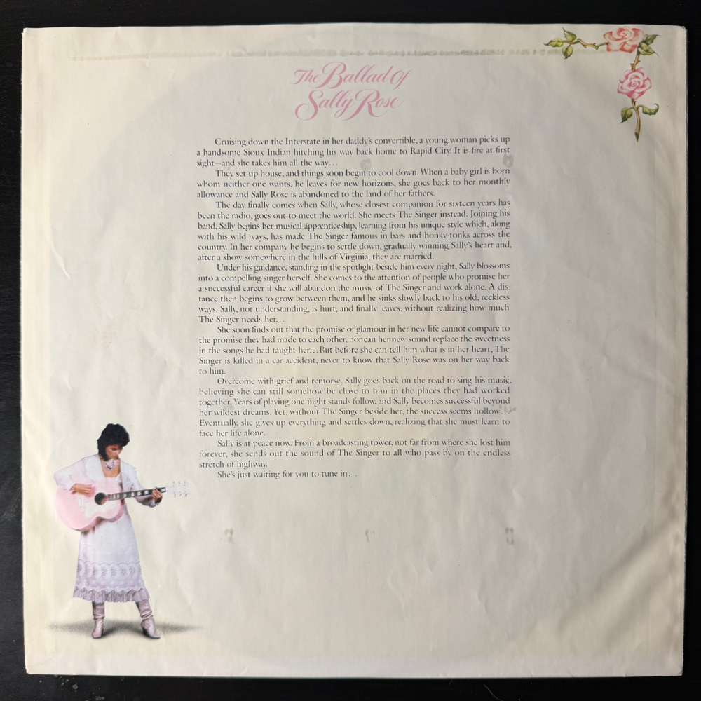 Emmylou Harris ‎– The Ballad Of Sally Rose (Германия 1985г.) Т