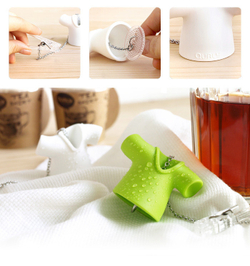 Заварочная ёмкость для чая tea shirt зеленая
