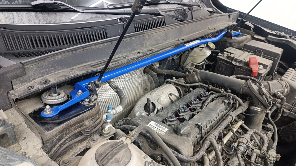 Распорка передних стоек (упоры на стойках) Chery Tiggo 7, 7 Pro Max, 7L, 8, 8 Pro, 8 Pro Max, Exeed LX (ПОД ЗАКАЗ)
