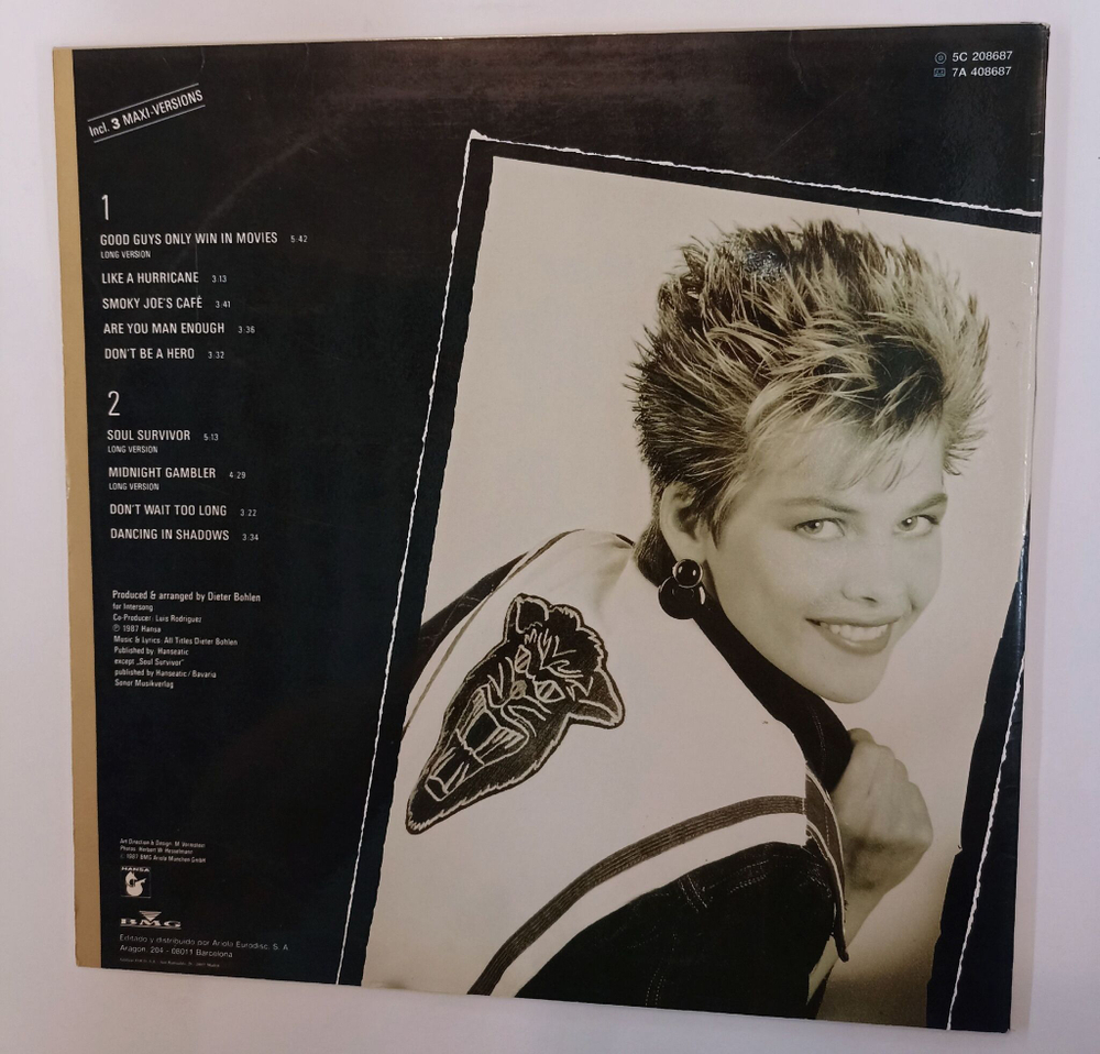 Винтажная виниловая пластинка LP C.C. Catch Like A Hurricane (Spain 1987)