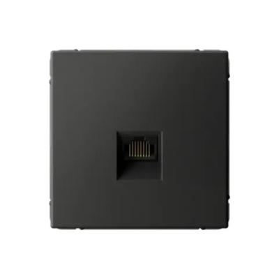 ARTGALLERY РОЗЕТКА компьютерная RJ45, кат. 5е, механизм, БАЗАЛЬТ