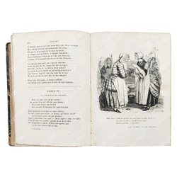 Лафонтен Жан де. Басни Лафонтена / La Fontaine Jean de. Fables de La Fontaine, [б. г., 1864]