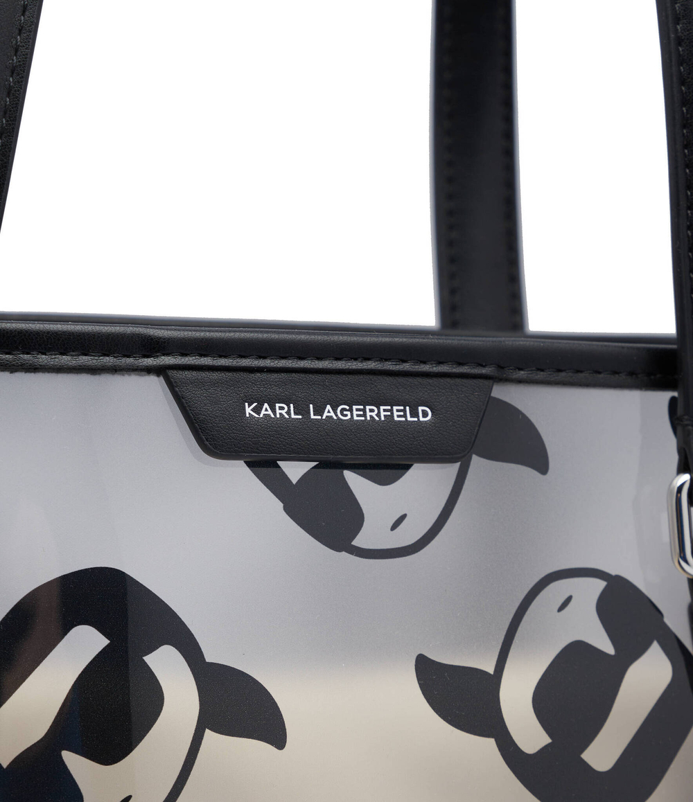 Сумка-шопер + поясная сумка Karl Lagerfeld - прозрачный(241W3961)