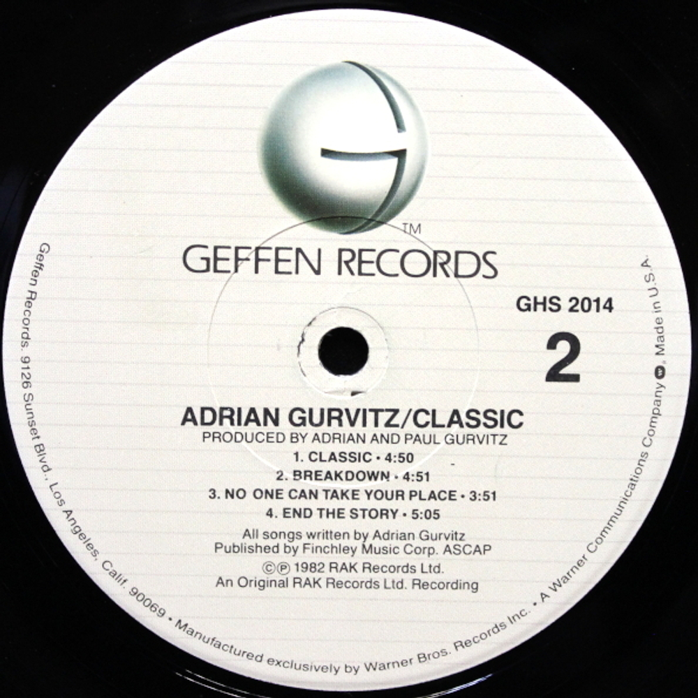 Adrian Gurvitz / Classic (LP)