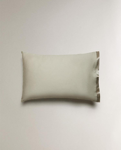 ZARA HOME САТИНОВАЯ НАВОЛОЧКА (300 НИТЕЙ), ЗЕЛЕНЫЙ