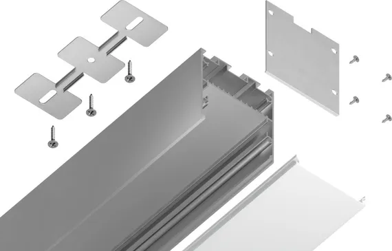 Профиль для светодиодной ленты Illumination GP3050AL Ambrella