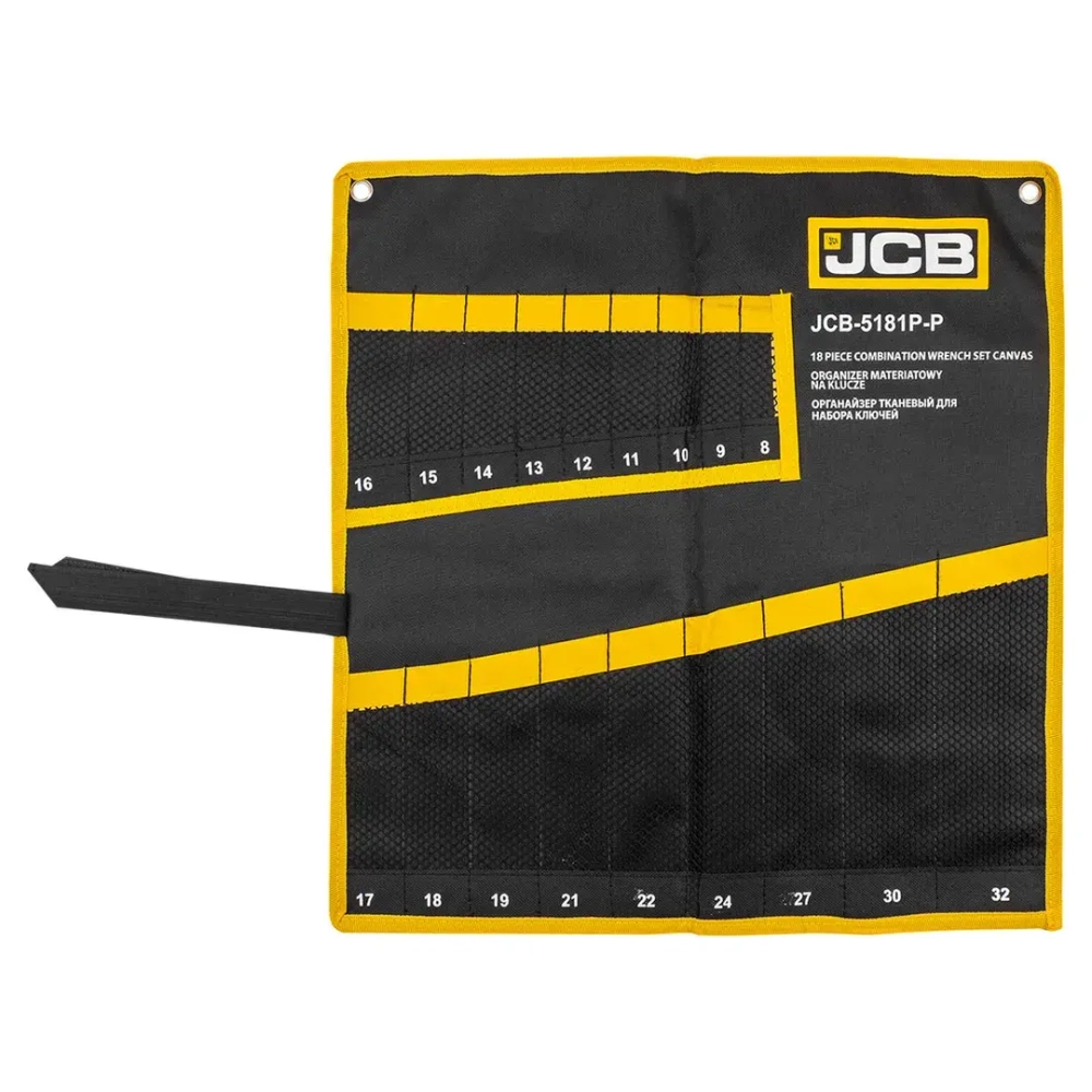 Полотно тканевое для набора ключей 18пр. JCB JCB-5181P-P