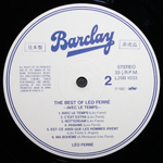 Leo Ferre / The Best Of Leo Ferre - Avec Le Temps (LP)