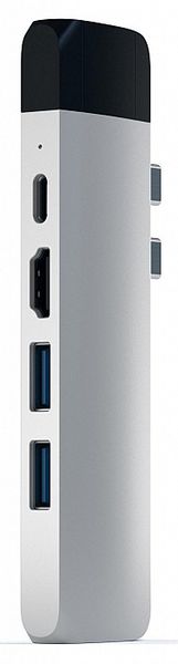 Хаб Satechi Aluminium Type-C Pro Hub Adapter with Ethernet ST-TCPHES (Silver)