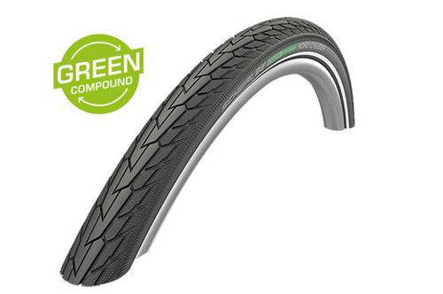 Покрышка. 20x1.75 (47-406) 05-11101258 ROAD CRUISER K-Guard, TwinSkin B/B HS484 GREEN 50EPI черная SCHWALBE
