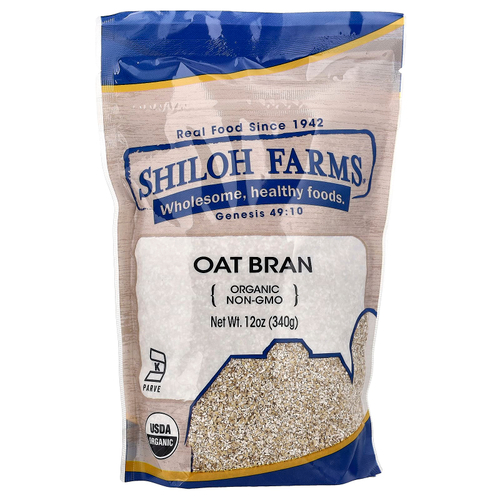 Shiloh Farms, органические овсяные отруби, 340 г (12 унций)