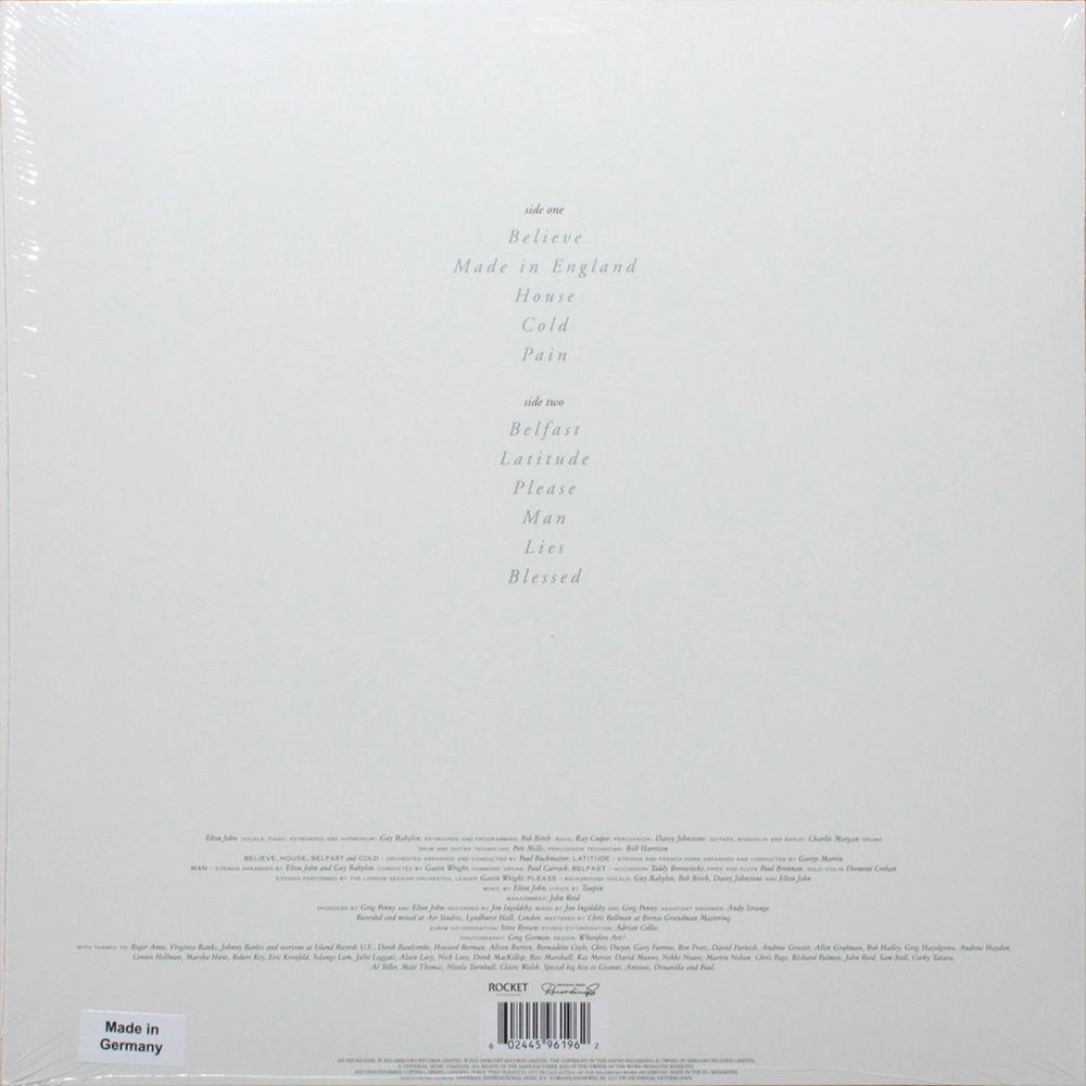 Elton John / Made In England (LP)