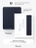 Чехол книжка для iPad 5/6 (9,7") / Air 1/2 (9,7") Gurdini Milano Series Midnight Blue