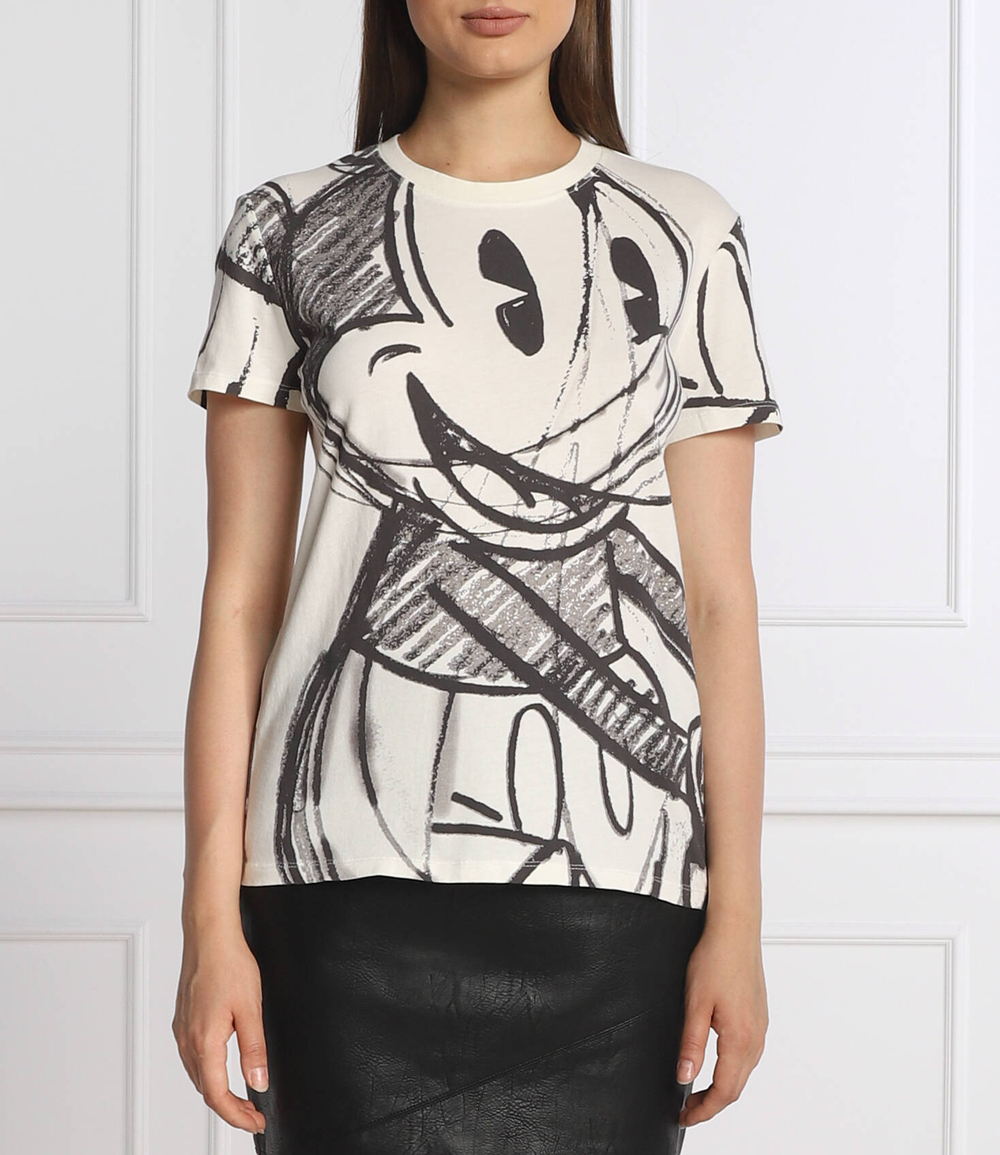 Футболка Desigual - кремовый(22WWTK85)
