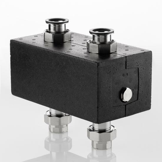 Гидравлический разделитель горизонтальный Valtec VARIMIX INOX 1 1/2", 1” (VT.VAR00.SS.H06)