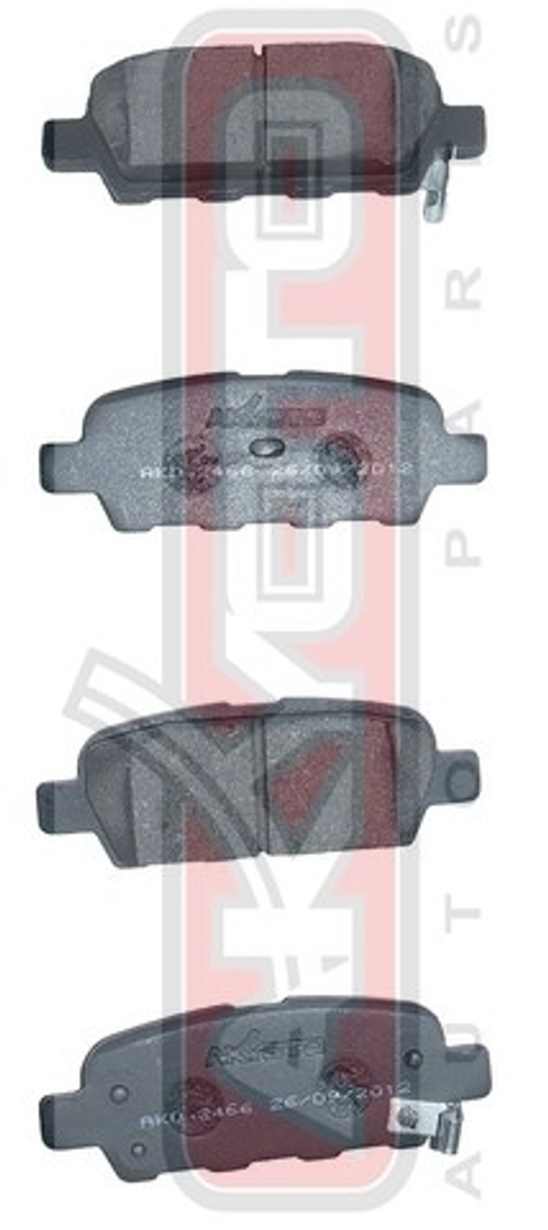 Колодки тормозные дисковые задние AKYOTO AKD2466