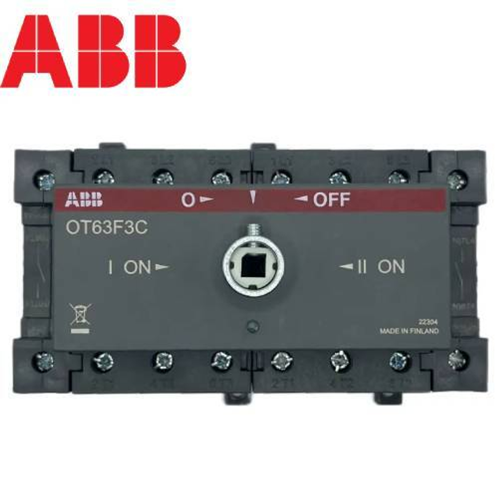 Реверсивный рубильник ABB OT63 F3C 63A