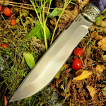 Нож Бизон, BOHLER S390, стабилизированная карельская береза