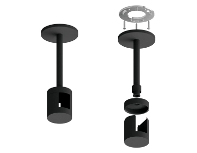 Крепеж накладной Techno Ring A9222 BK черный D20*100mm