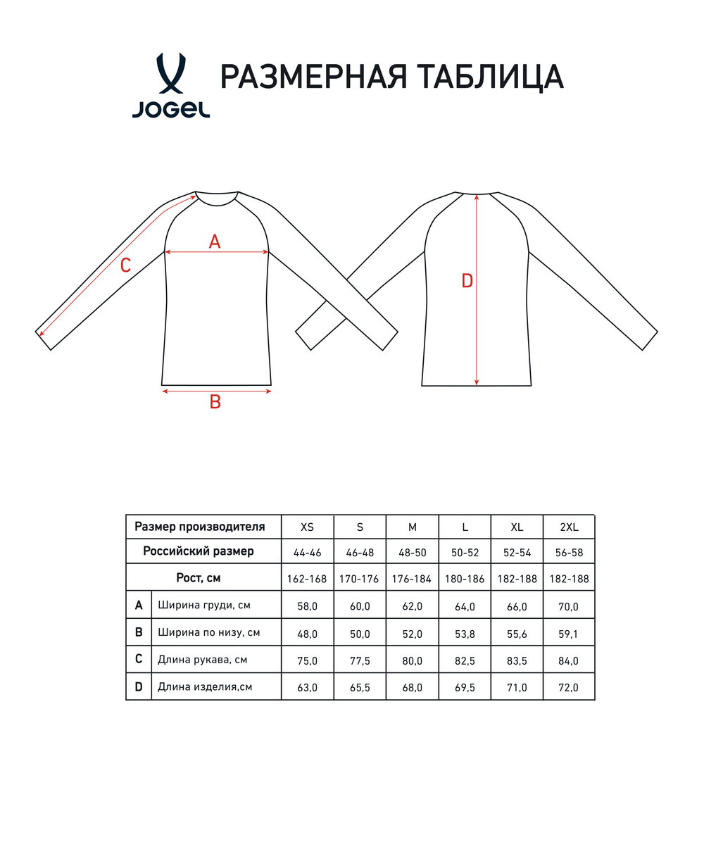 Свитшот JOGEL Power Inside Sweatshirt, черный