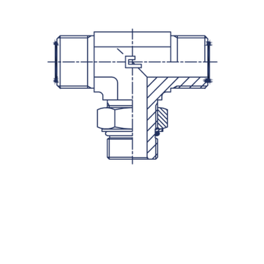 Штуцер FMTA D08-10 ORFS 11/16 - UNF 9/16