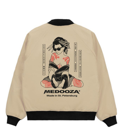 Бомбер MEDOOZA "Geisha II" Светло-бежевый