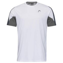 Футболка для мальчика теннисная Head Club 22 Tech T-Shirt Boys - white/navy