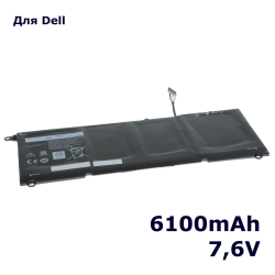 Аккумулятор iBatt 6100mAh для ноутбука ноутбука Dell XPS 13-9360 (PW23Y, RNP72, TP1GT)