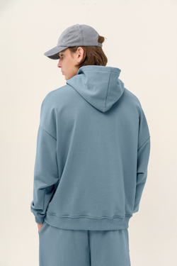 Худи KUL'TURA Oversize "Basic" Блюстоун