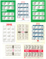 № 22 Набор Календариков 25 шт. Фауна, насекомые, животные и птицы 1985-1993 гг.