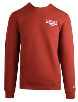 Мужская теннисная кофта Lacoste Edition Roland Garros Club - Коричневый