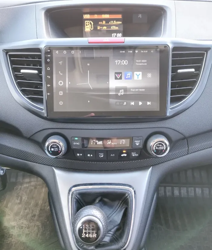 Магнитола для Honda CR-V 4 2012-2016 (большая рамка 9) - Teyes CC3L на Android 10, CarPlay, 4G SIM-слот