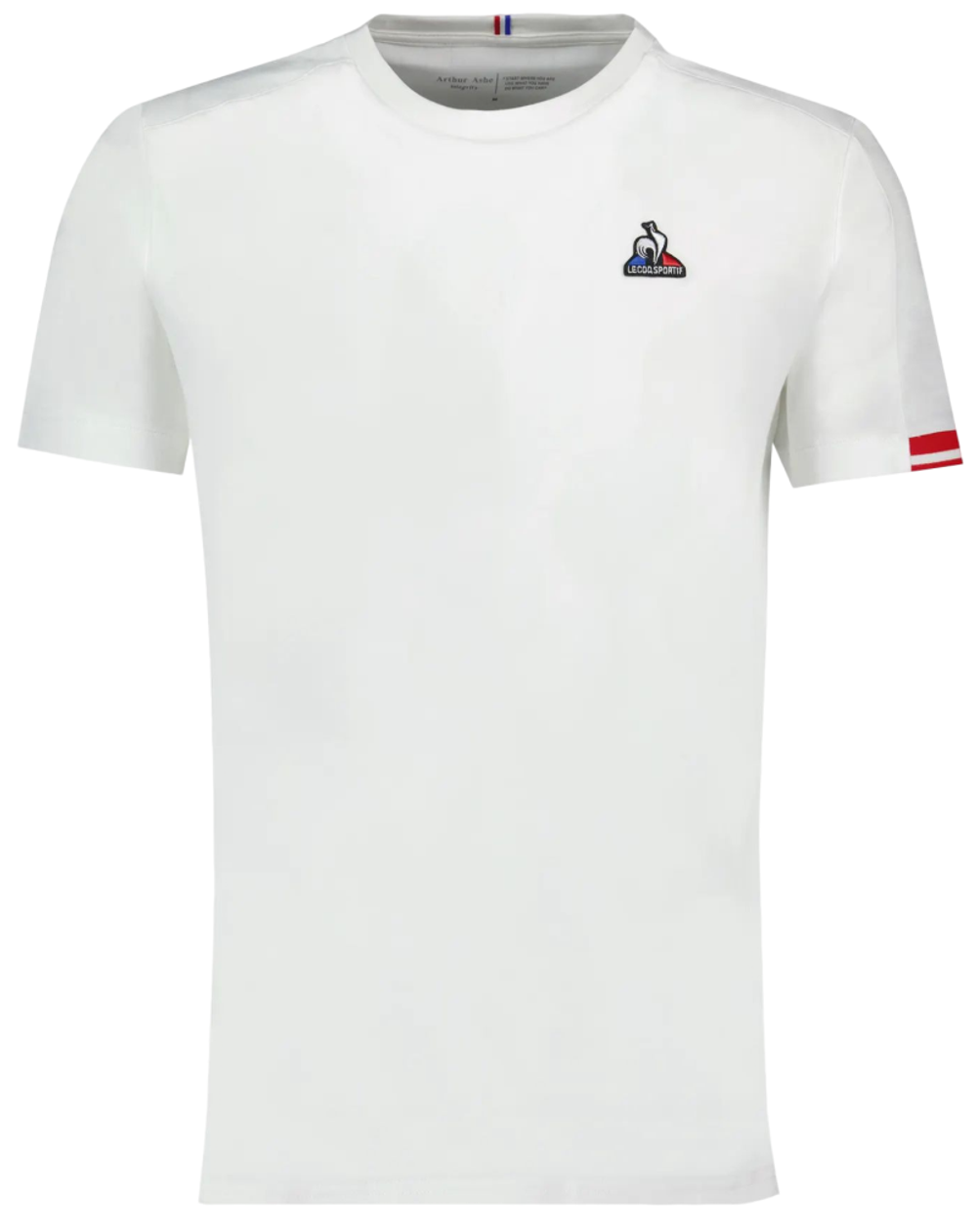 Мужская теннисная футболка Le Coq Heritage Tee No.1 FW22 - optical white