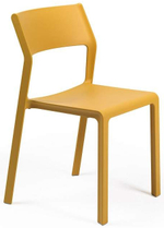 Стул пластиковый Nardi Trill Bistrot, горчичный
