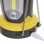 Фонарь туристический 6 режимов 1XPE+3COB, аккумуляторная батарея 1200mAh, 7*14.5см, USB 8801
