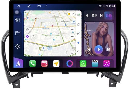Магнитола для Nissan Juke 1 2010-2019 - FarCar BX877 монитор 13" 2K QLED на Android 13, TS10, 6+128, CarPlay, 4G SIM-слот