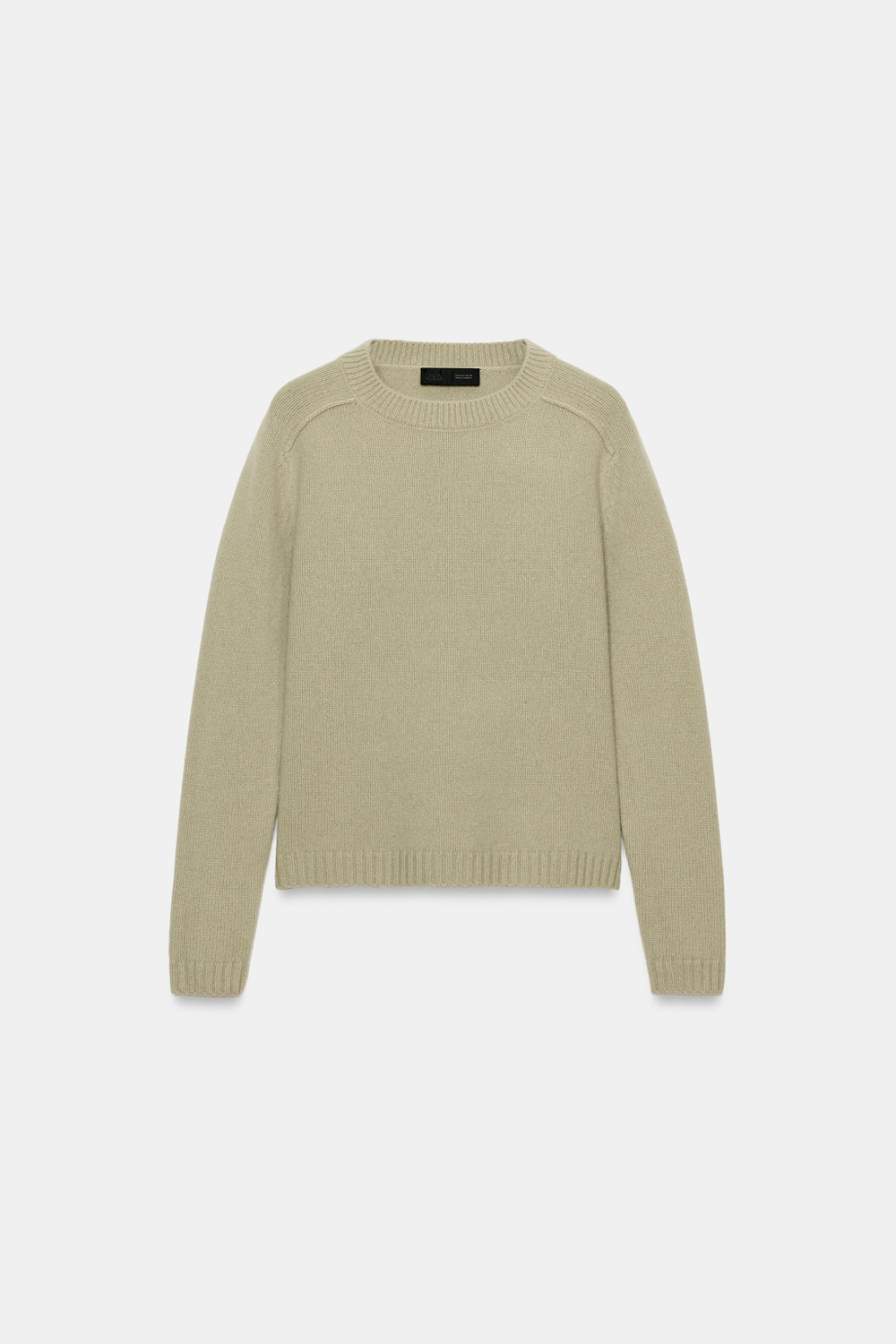 ОДНОТОННЫЙ СВИТЕР ИЗ 100% ШЕРСТИ — ZARA