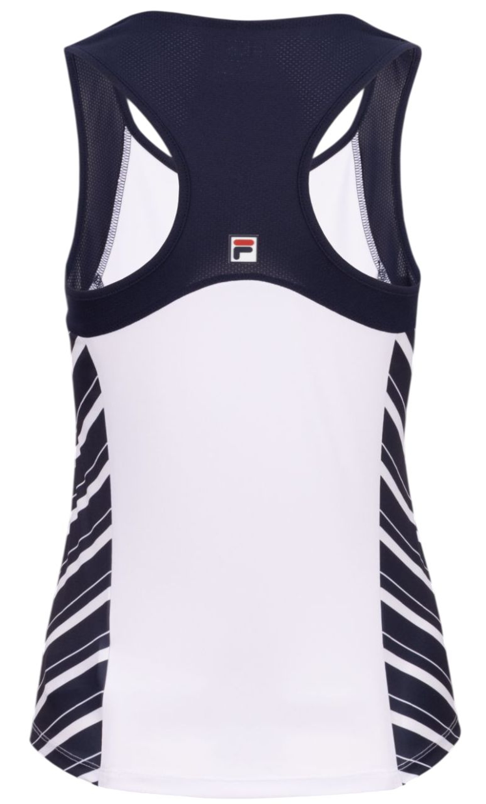 Женский топ теннисный Fila Steffi Top - white/navy