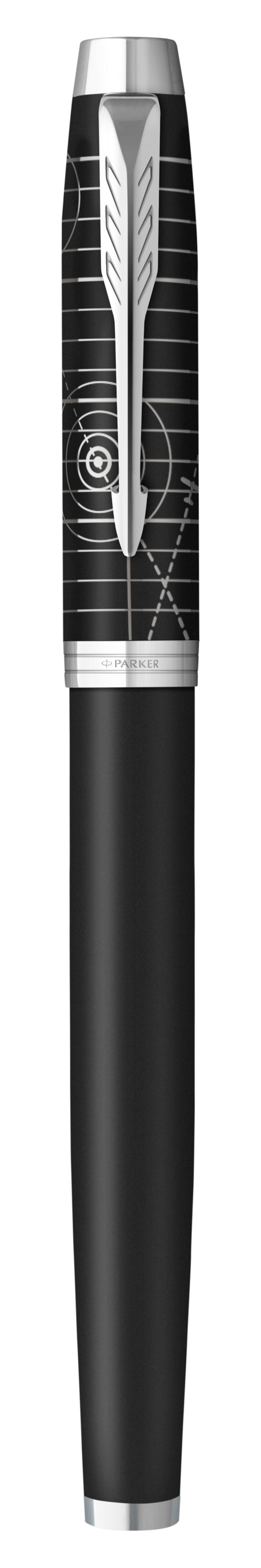 Parker IM Legacy of Flight CT ручка перьевая черная, 0,8мм, подарочная упаковка