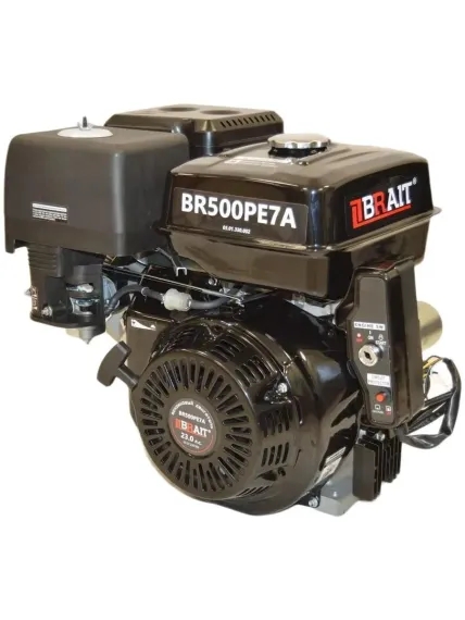 Двигатель бензиновый BRAIT BR500PE7A (23 л.с., эл стартер, катушка 7 А)