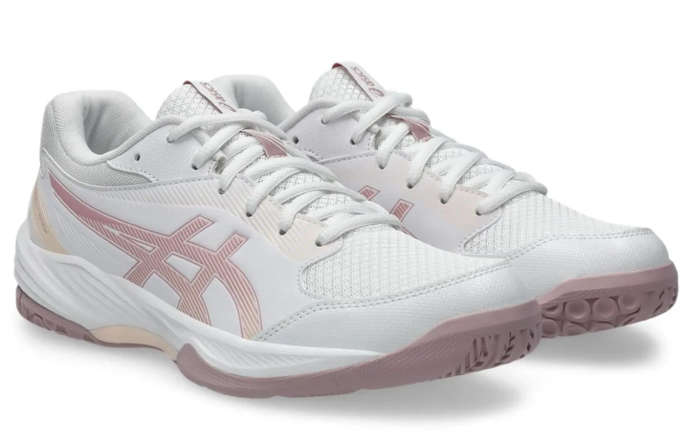 Женские кроссовки для бадминтона/сквоша Asics Gel-Task 4 - white/morganite