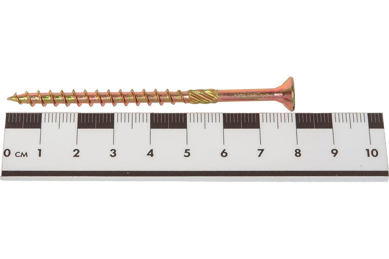 5х80 ЖЦ Саморез конструкционный потай для дерева Torx 25 РечМЗ (20 шт.)