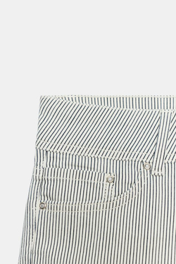 ZARA МИНИ-ШОРТЫ В ПОЛОСКУ, ПОЛОСКИ