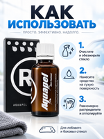 Aquapel R+ Антидождь 50мл (коричневый флакон)