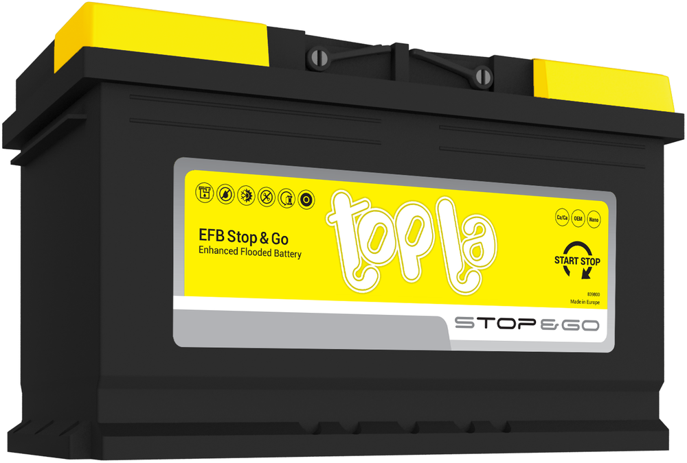 Topla EFB Stop&Go 6CT- 70 аккумулятор Topla EFB Stop&Go 6CT- 70 аккумулятор