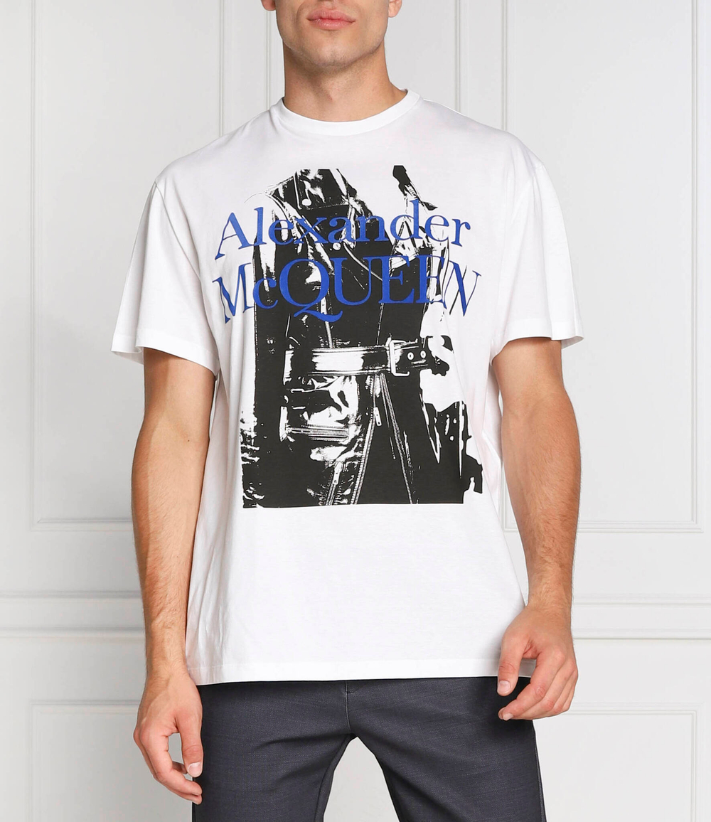 футболка Alexander McQueen - белый(711803 QTZ52)