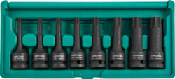 S06A408S Набор ударных головок "TORX" 1/2DR"Т30- T80 78мм, 8 предметов