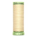 Нитки отделочные Gutermann Top Stitch 30 (30 метров), 5 кат. | 610 св.кремово-желтый